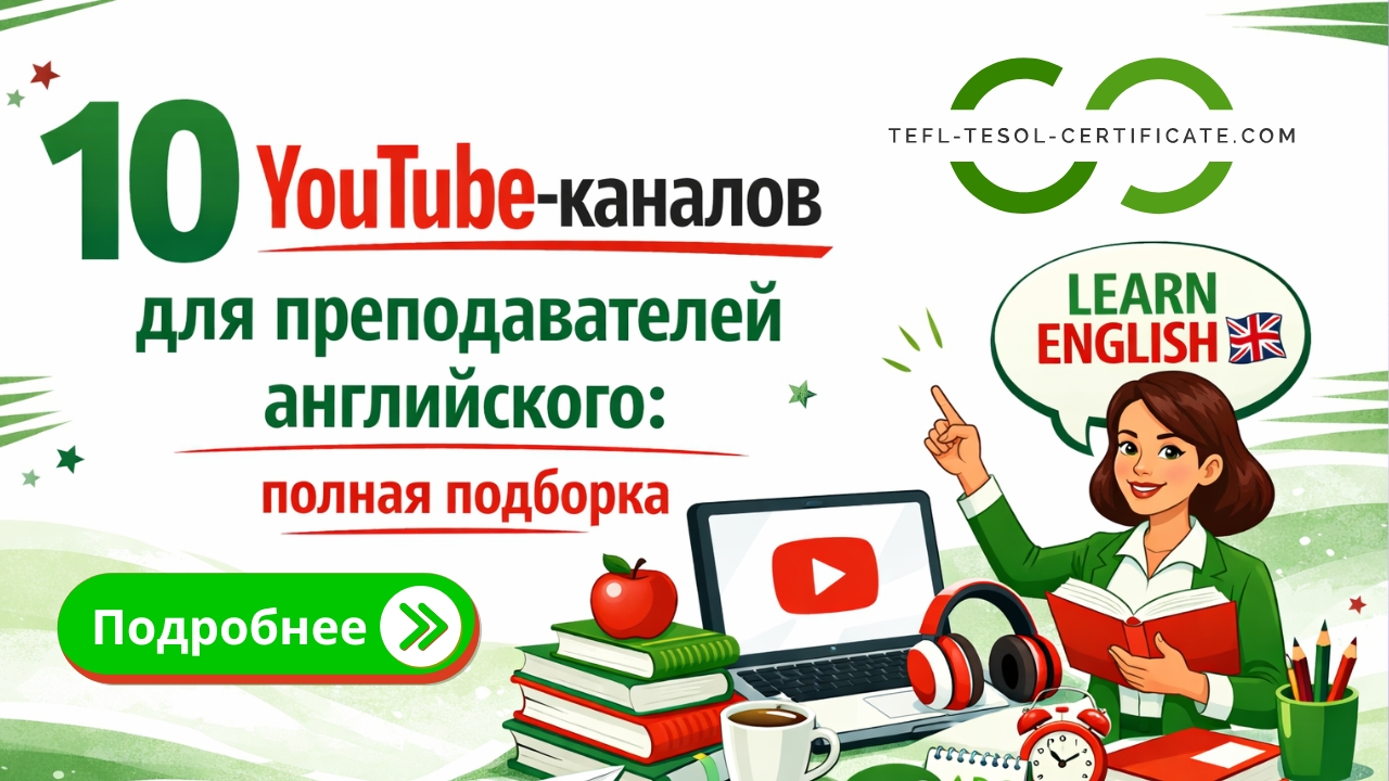 10 YouTube-каналов для преподавателей английского: полная подборка