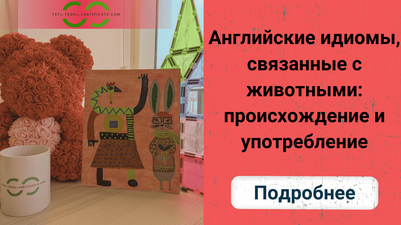 Английские идиомы, связанные с животными: происхождение и употребление