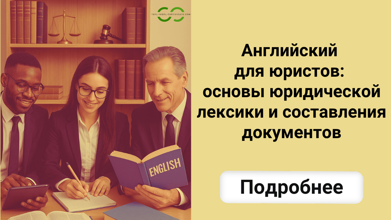 Английский для юристов: основы юридической лексики и составления документов
